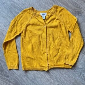 Old Navy Kids Mustard‎ Cardigan Sweater